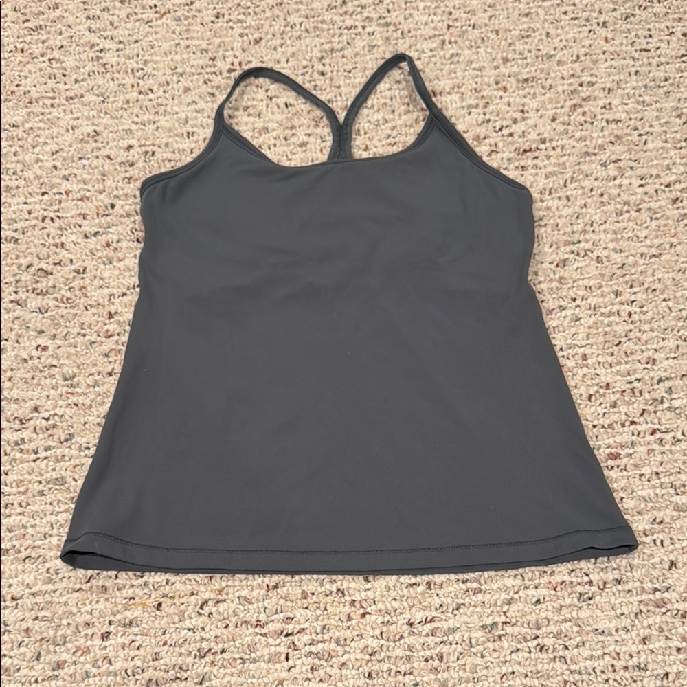 Gray Green Tank Top